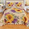 Collections Etc Sunflower Bouq Oversized Quilt - 2 of 3