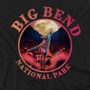Men's Big Bend National Park Coyote In The Moonlight  Full Color Crewneck Sweatshirt - 2 of 4