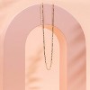14K Gold Plated Adjustable Multi-Chain Necklace | Curb, Figaro, Snake & More Styles - 4 of 4