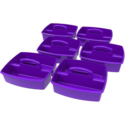 6pk Large Caddy Purple - Storex