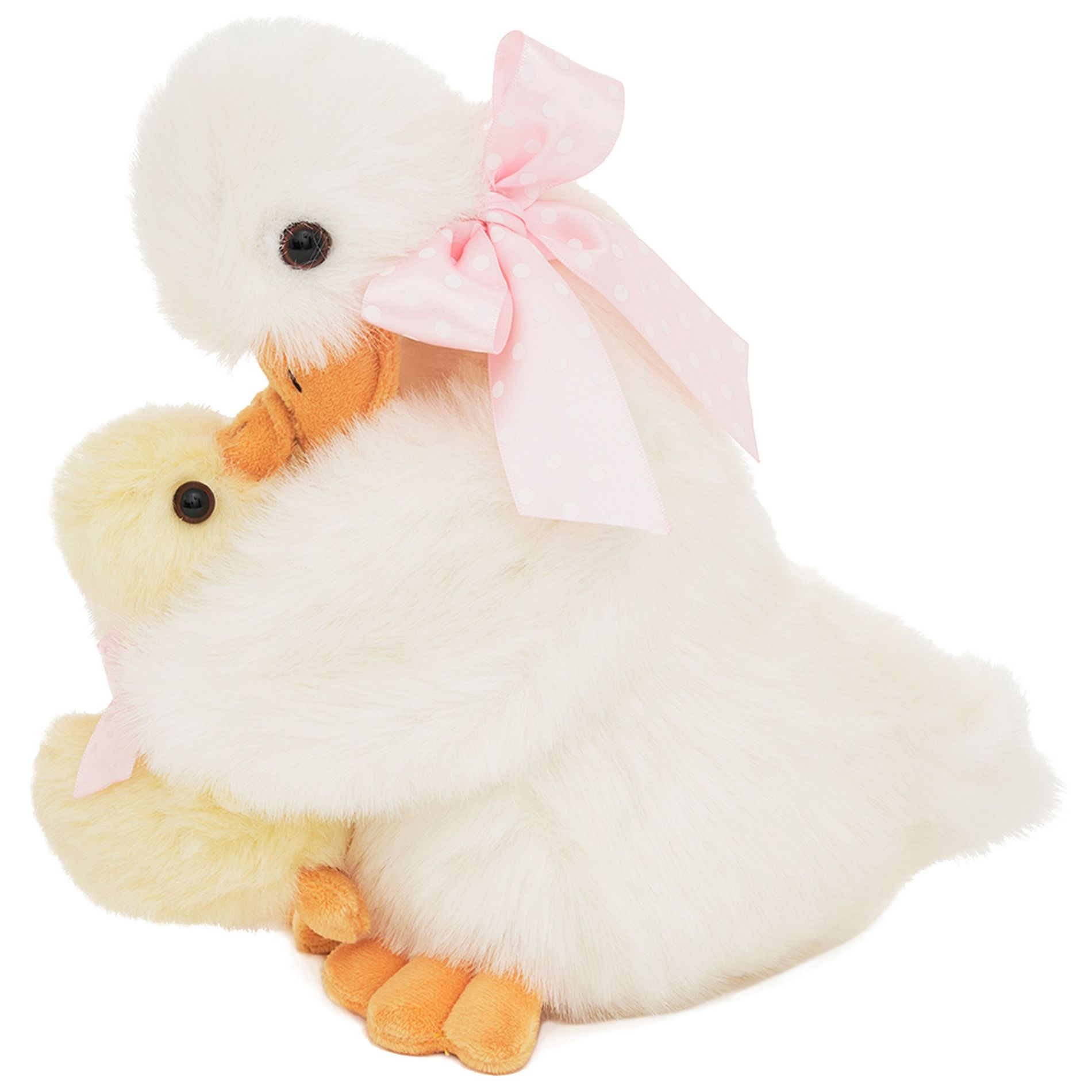 Bearington Duck with Duckling Stuffed Animal, Daisy and Duckie, 10 inches, For Ages 1-14