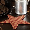 Burgundy Star Trivet Star Shape 10 - 3 of 3