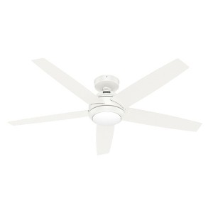 Hunter 52" Zayden Ceiling Fan Fresh White LED Integrated Light Kit - 1 of 4
