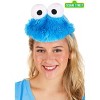 HalloweenCostumes.com One Size Fits Most  Girl  Sesame Street Cookie Monster Face Headband, White/Blue/Black - 3 of 4