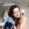 Hastings Home 6 Piece Cotton Bath Towel Set, Navy - 3 of 4