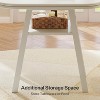 Lantine Dining Table for 2-4 People, 31.5" Small Modern Kitchen Table with Storage Shelf for Dining Room, Living Room, Home, Apartment - 4 of 4