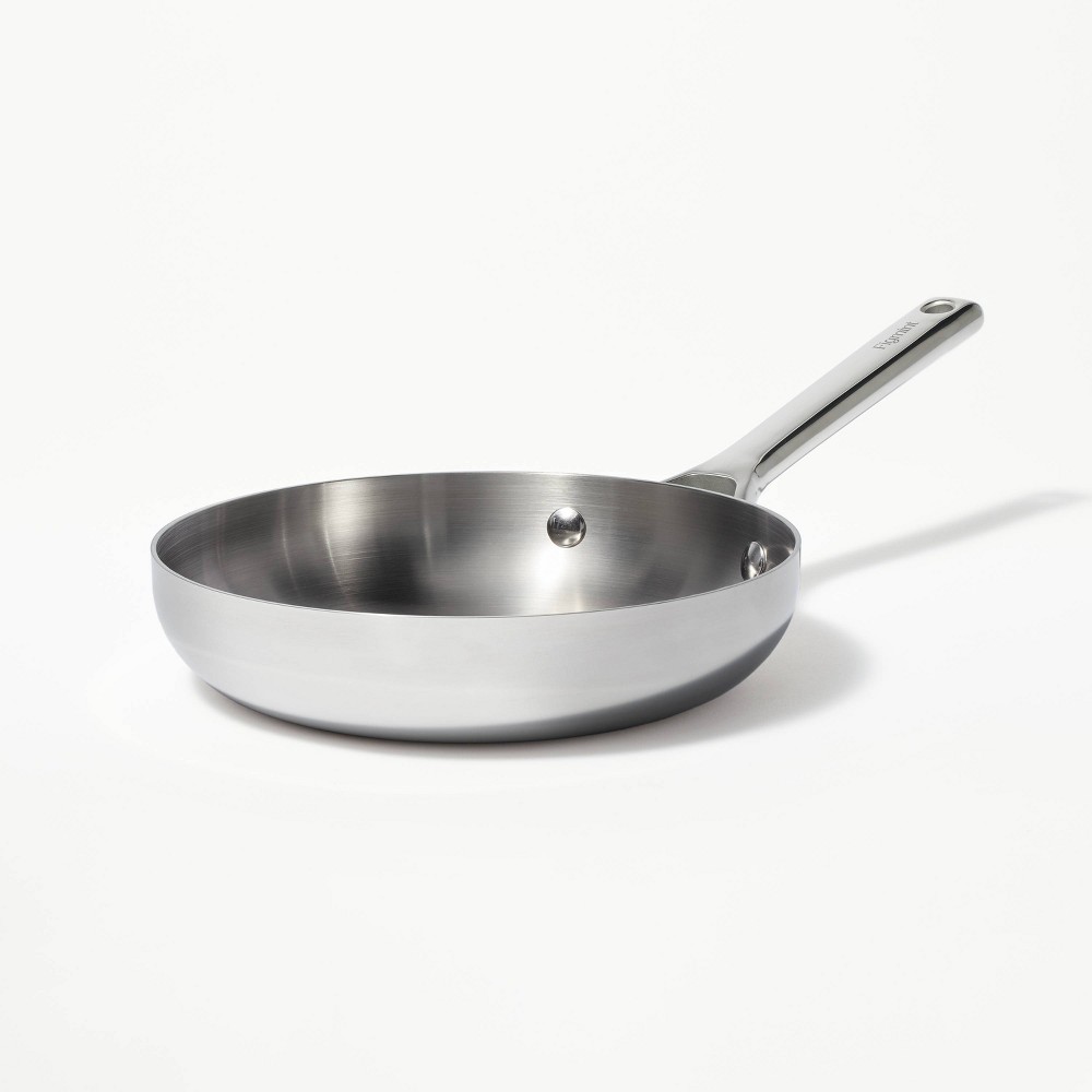 Photos - Pan 8" Stainless Steel Frypan Silver - Figmint™