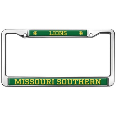 Missouri Southern State University Mascot Full Size Standard License Plate Metal Frame