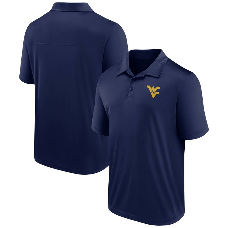 NCAA West Virginia Mountaineers Men&#39;s Chase Polo T-Shirt, 1 of 4