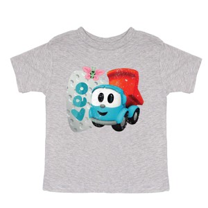 Leo the Truck Leo Name Distressed - Toddler Short Sleeve Graphic T-Shirt - 1 of 3