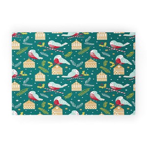 Wendy Kendall robins Looped Vinyl Welcome Mat - Society6 - 1 of 4