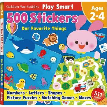 Play Smart 500 Stickers Our Favorite Things - by  Gakken Early Childhood Experts (Paperback)