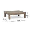 NicBex Modern Outdoor Patio Sofa Set, Left-Arm Loveseat & Coffee Table with Water-Resistant Cushions, Wood Corner Bench, Outdoor Sofa - 4 of 4