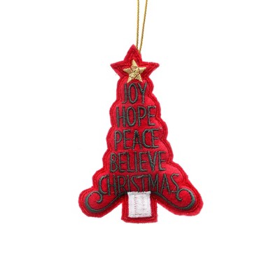 Acoinel Fabric Christmas Tree Ornament for Holiday