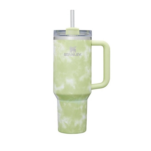 NEW IN HAND Stanley Quencher 40 oz outlet tumbler - TIE DYE GREEN