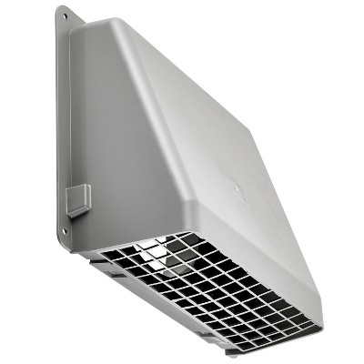 Lambro® 6-In. Plastic Wall Exhaust or Air Intake Vent with Hinged Screen and Removable Damper, 351