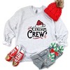 The Juniper Shop Cousin Crew Santa Hat Youth Graphic Sweatshirt - S - Heather Grey - 2 of 3