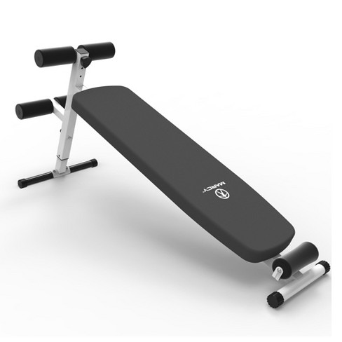 Marcy Folding Utility Bench Slant Board, Portable Home Gym Workout