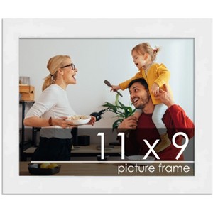 PosterPalooza | 11x9 Wood Frame with UV Acrylic, 6 Finishes: Black, White, Bronze, Silver, Wood, Mahogany - 1 of 4