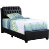 TiramisuBest Contemporary Black King-Sized PU Bed for Relaxation - 4 of 4