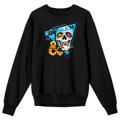 Dungeons & Dragons Demilich Skull Monster Men's Black Long Sleeve ...