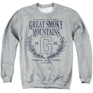 Men's Great Smoky Mountains National Park Laurel Wreath Crewneck Sweatshirt - 1 of 4