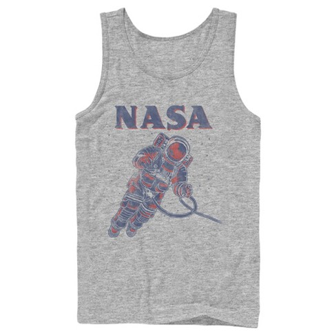 Men's NASA Neon Astronaut Cowboy In Space Tank Top - image 1 of 4