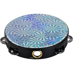 Remo Prizmatic Single Row Tambourine 8 in. Chrome - 1 of 2
