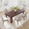 Farmhouse Dining Table for 6-8 People,71"Long Wood Kitchen Table with Sturdy Frame&Rustic Wooden Finish,Rectangular Table for Kitchen,Dining Room - 3 of 4