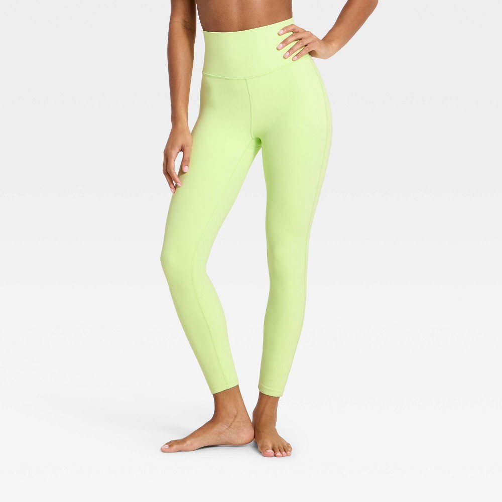 Women's Everyday Soft Ultra High-Rise 7/8 Leggings - All In Motion™ Light Green XXL