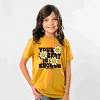 The Juniper Shop SmileyWorld Your Best Is Enough Floral Youth Short Sleeve Tee - 3 of 4