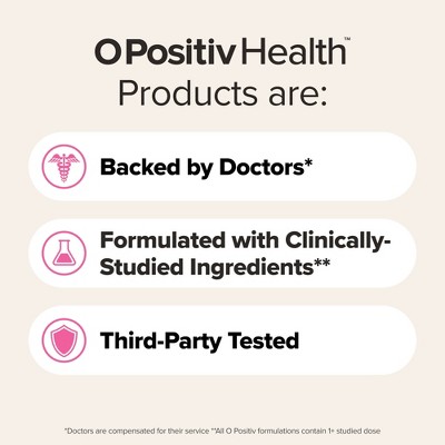 O Positiv URO Women’s Probiotic + Collagen Peptides Powder for Vaginal, Skin & Gut Health - 7.47oz