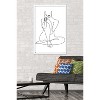 Trends International Woman - Continuous Line Drawing Framed Wall Poster Prints - 2 of 4