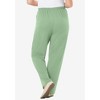 Woman Within Plus Size 7-Day Knit Ribbed Straight Leg Pant - 3 of 4