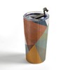 Little Arrow Design Co modern triangle mosaic multi Travel Mug 20 oz Stainless Steel Travel Mug - Deny Designs - 4 of 4