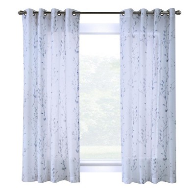 Commonwealth Primavera Grommet Curtain Panel Window Dressing - White