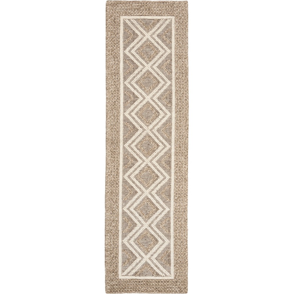  Teresita Geometric Woven Rug Beige/Ivory