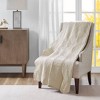 Gracie Mills Salvatore Oversized Stitched Scalloped Edges Throw Blanket - 2 of 4