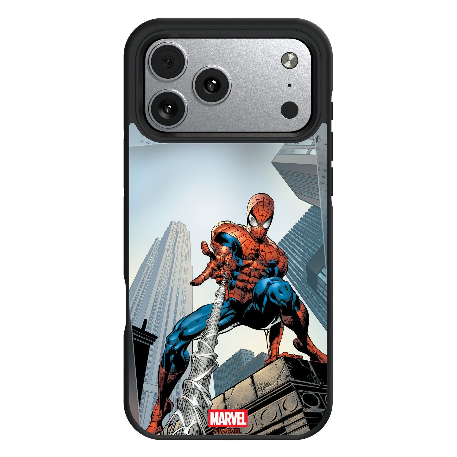 Marvel Spider-Man Cover Art Bump Cell Phone Case for iPhone 17 Pro Max