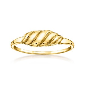 Pure Collection by Ross-Simons 14kt Yellow Gold Wave Ring - 1 of 4