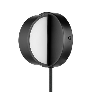 2pk Magnus LED Integrated Wall Sconces - Globe Electric: Contemporary Design, 350-Degree Light Rotation, ETL Listed - 1 of 4