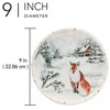 Certified International Set of 4 Winter's Frost Dessert Plates - image 3 of 4