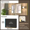 Keonjinn Metal Framed Rectangular Framed Recessed/Surface Mount Medicine Cabinet with Mirror - 3 of 4