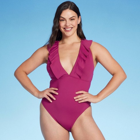 Target purple one piece hot sale swimsuit