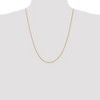 Black Bow Jewelry 1.5mm 14k Yellow Gold, D/C Rope Chain Necklace - 2 of 4