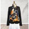 Wrapables Silk Like Satin Polyester Large Scarf Wrap, Blossoms in a Vase - 3 of 4