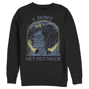 Men's Disney Hocus Pocus Billy Zombie Get Out Much Sweatshirt - 1 of 3