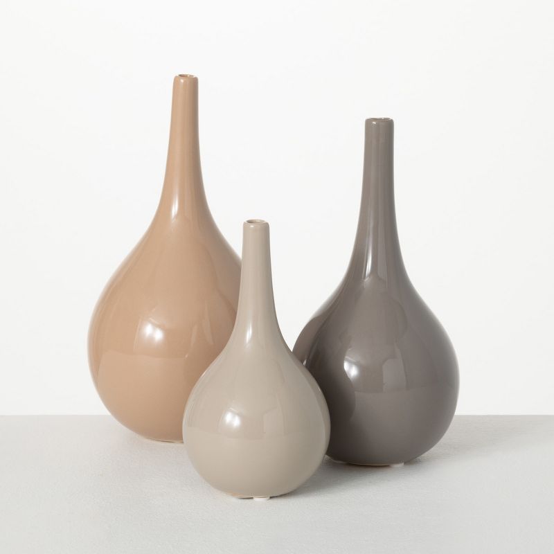 Sullivans Ceramic Vase Set of 3, 10"H, 9"H & 7"H, 1 of 7