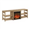 HOMLUX Fireplace TV Stand for up to 75" TV with Storage Shelves - 2 of 4