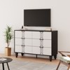 Nasitip 6 Drawers Dresser for Bedroom, Modern Wooden Dresser with Deep Drawers, 6 Chest of Drawers for Living Room, Hallway, Entryway - 3 of 4